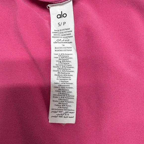 Alosoft Courtside Tennis Dress Paradise Pink - Size S - Picture 7 of 16